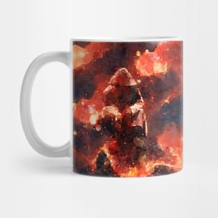 Fire Assassin Watercolor Mug